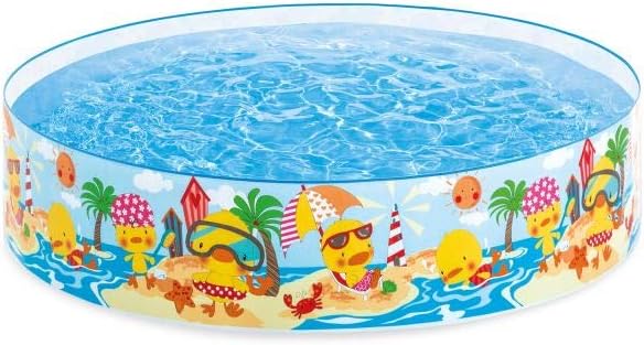 Intex 4' Duckling Snapset Pool Multi-Colour