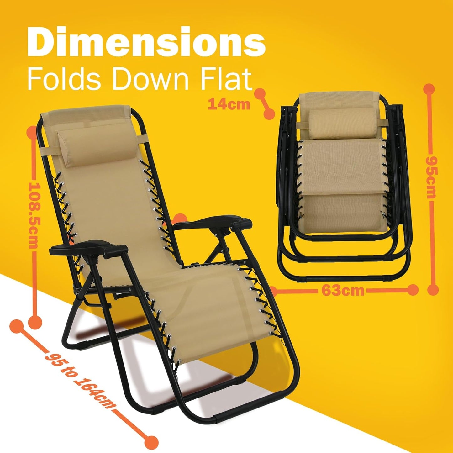 Solterra Zero Gravity Chair Two Pack