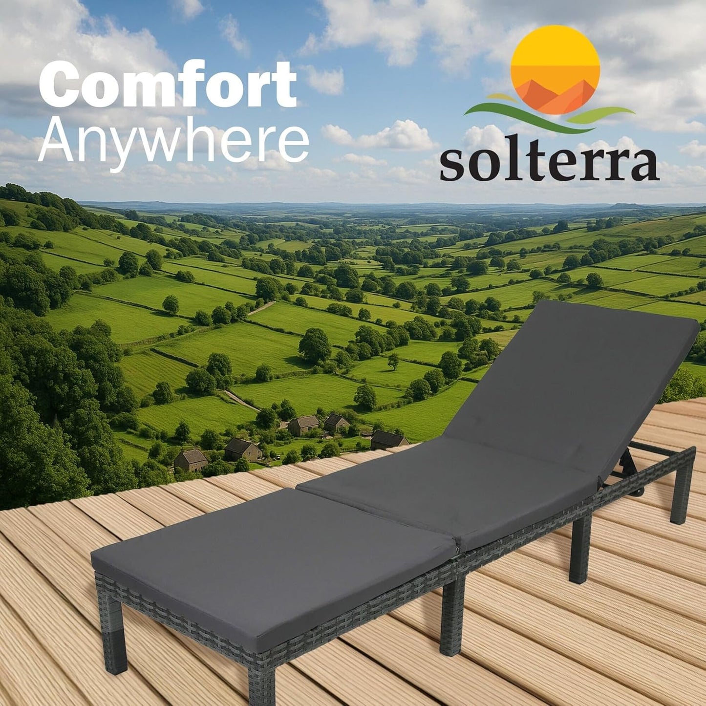 Solterra Sun Lounger Garden Chair