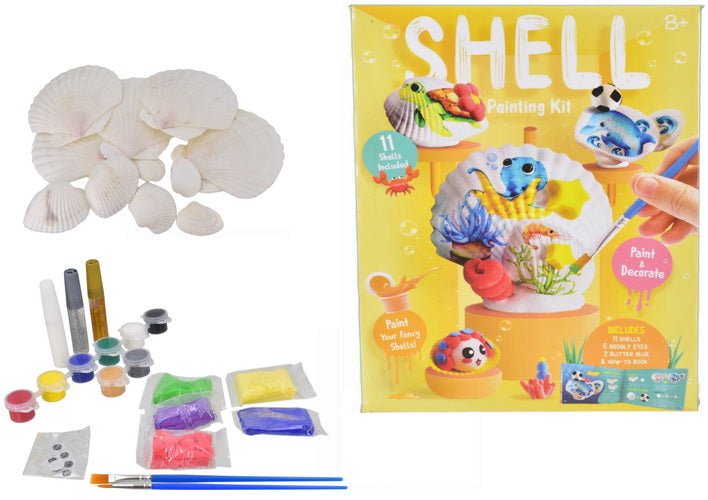 SHELL PAINTING CRAFT KIT - COLOUR BOX