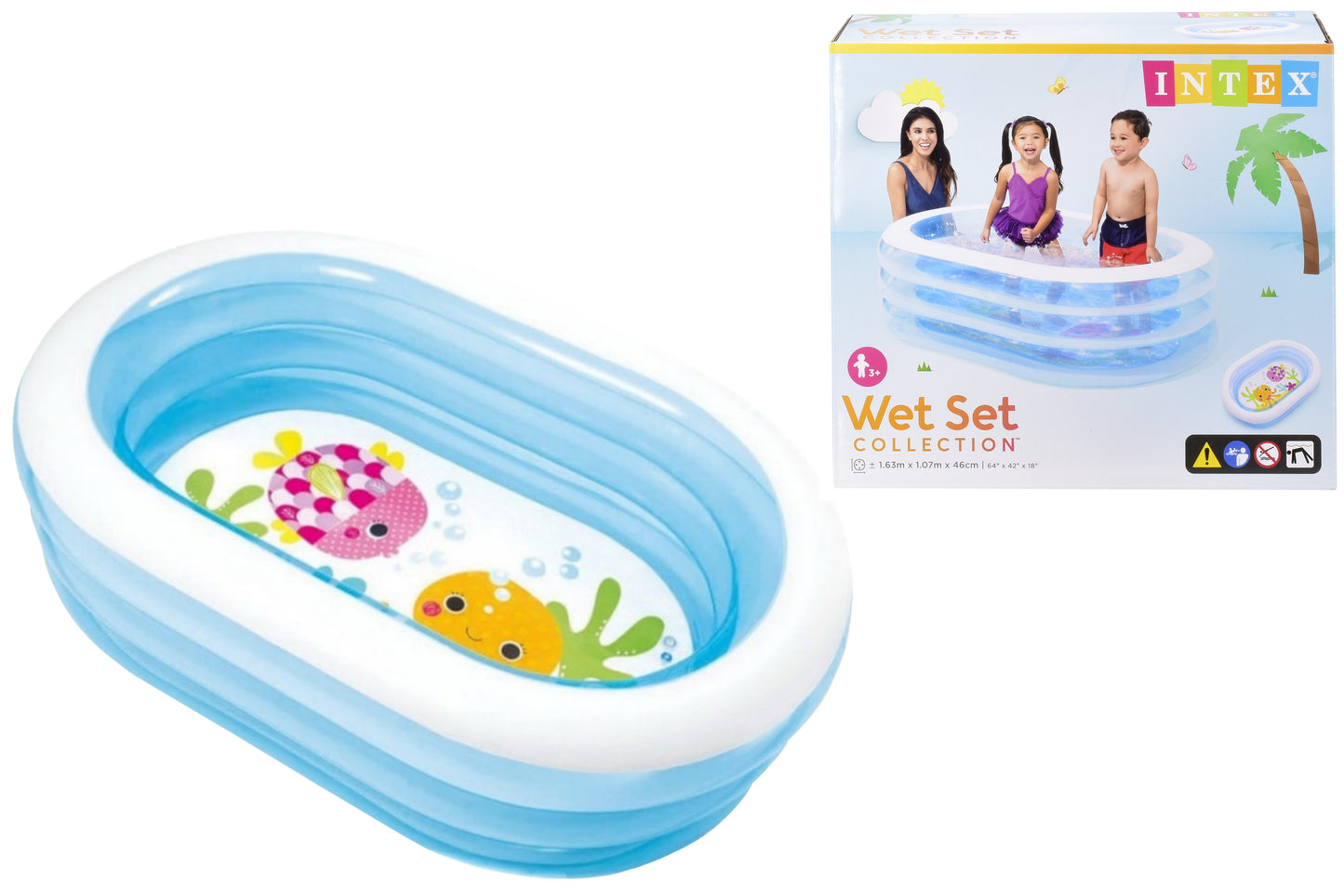 my sea friends pool 64" x 42" x 18"