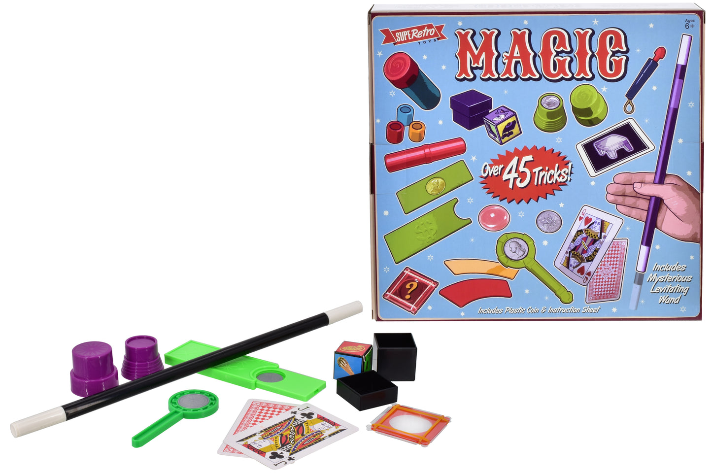 45 TRICKS MAGIC SET IN COLOUR BOX