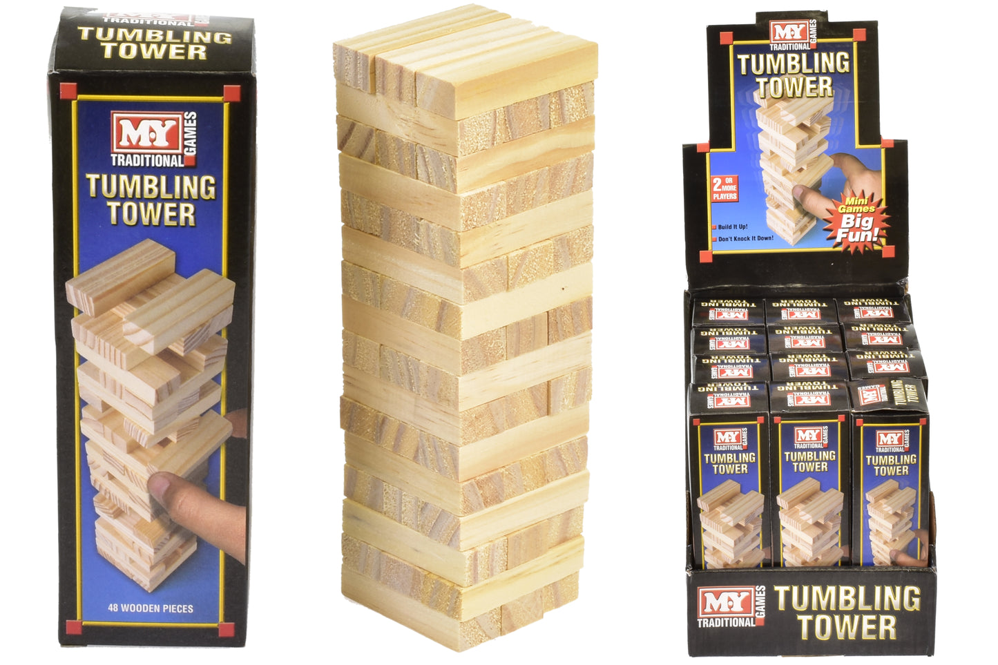 M.Y MINI 48PC WOODEN TOWER GAME
