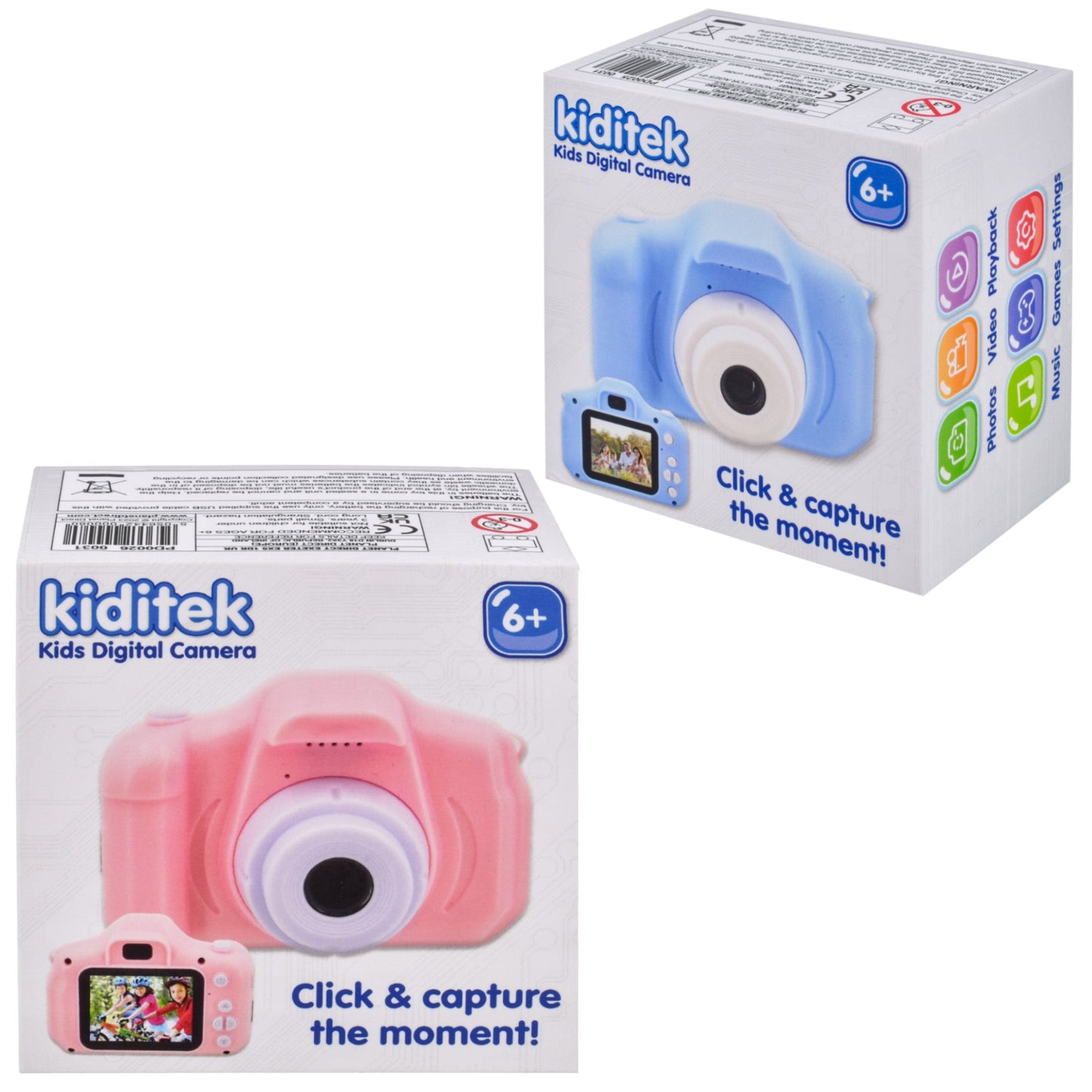 Kiditek by KandyToys Kids Digital Camera Full HD Colour Display 20MP Camera 2" Screen