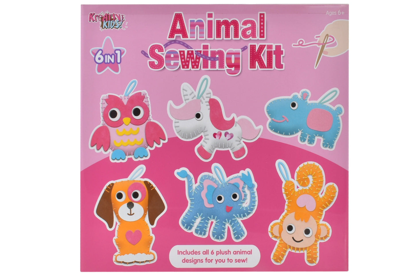 Kreative Kids Make Your Own Animal Sewing Kits