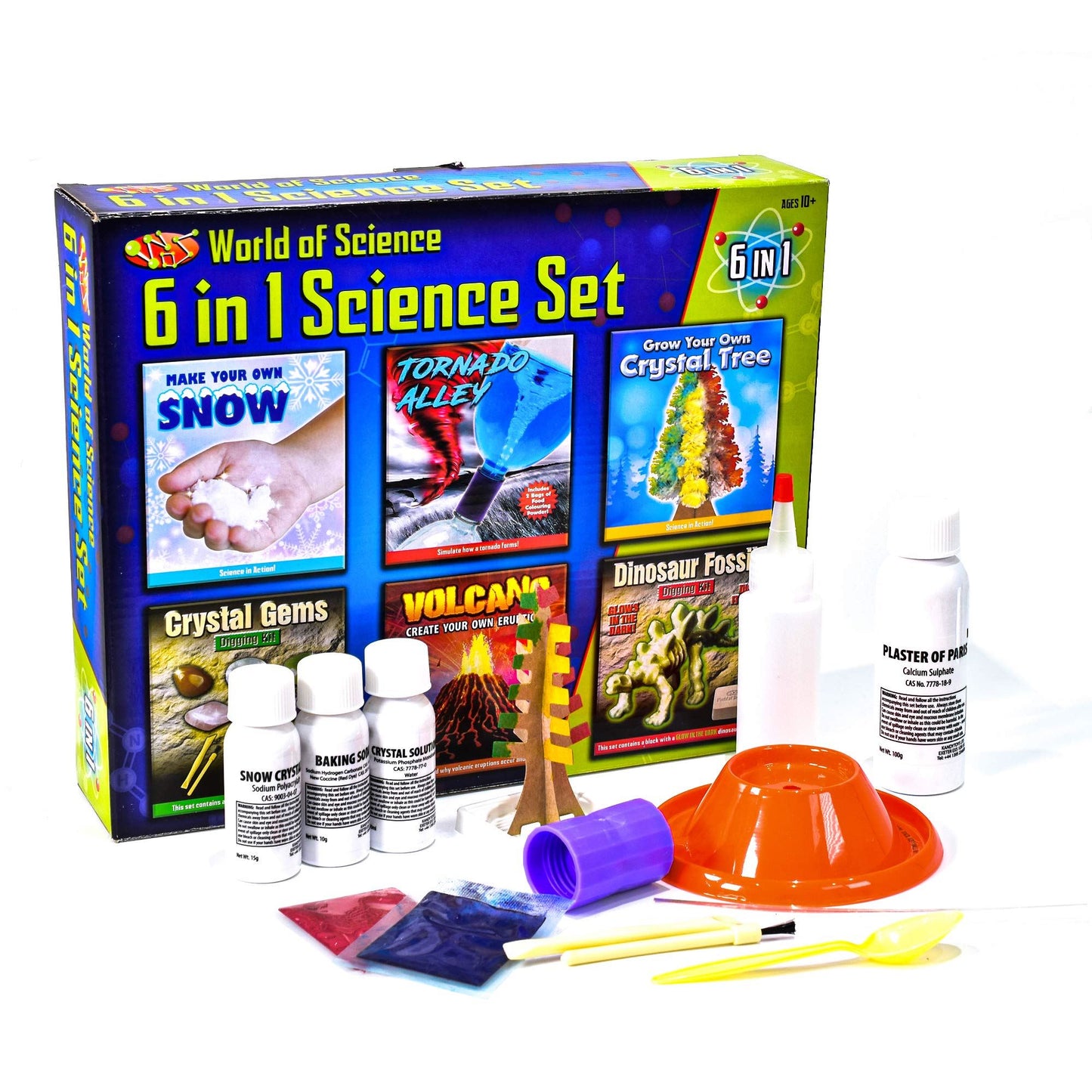 6 IN 1 SCIENCE PLAYSET IN COLOUR BOX