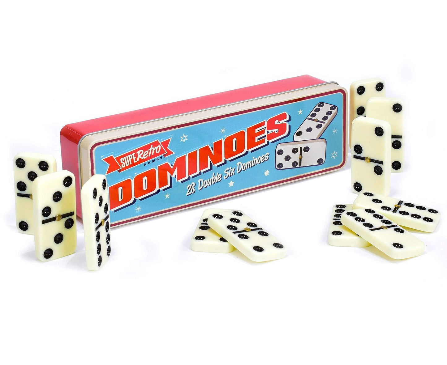 28PC DOMINOES IN TIN BOX & DISPLAY BOX