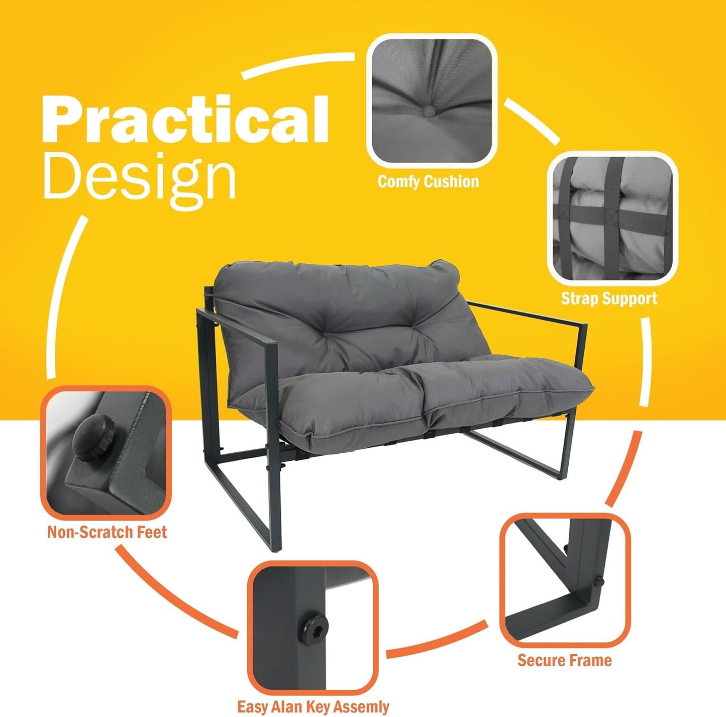 Solterra Four Piece Garden Furniture Set