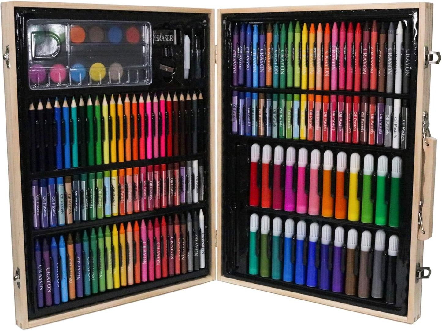 168PC ART SET IN WOODEN CARRY CASE