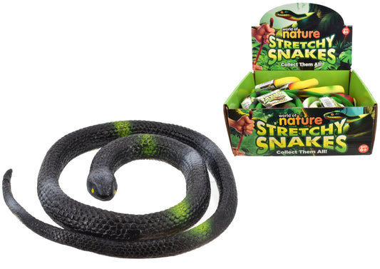 STRETCHY SNAKES "WORLD OF NATURE" IN DISPLAY BOX