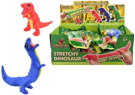 STRETCHY DINOSAUR IN DISPLAY BOX