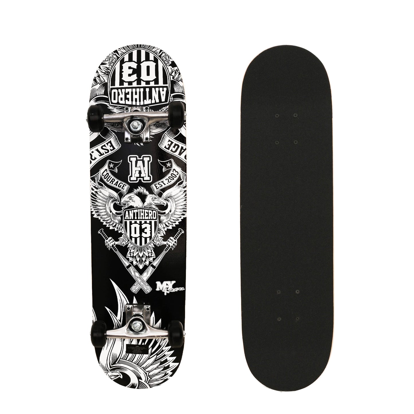 31" Double Kick Skateboard