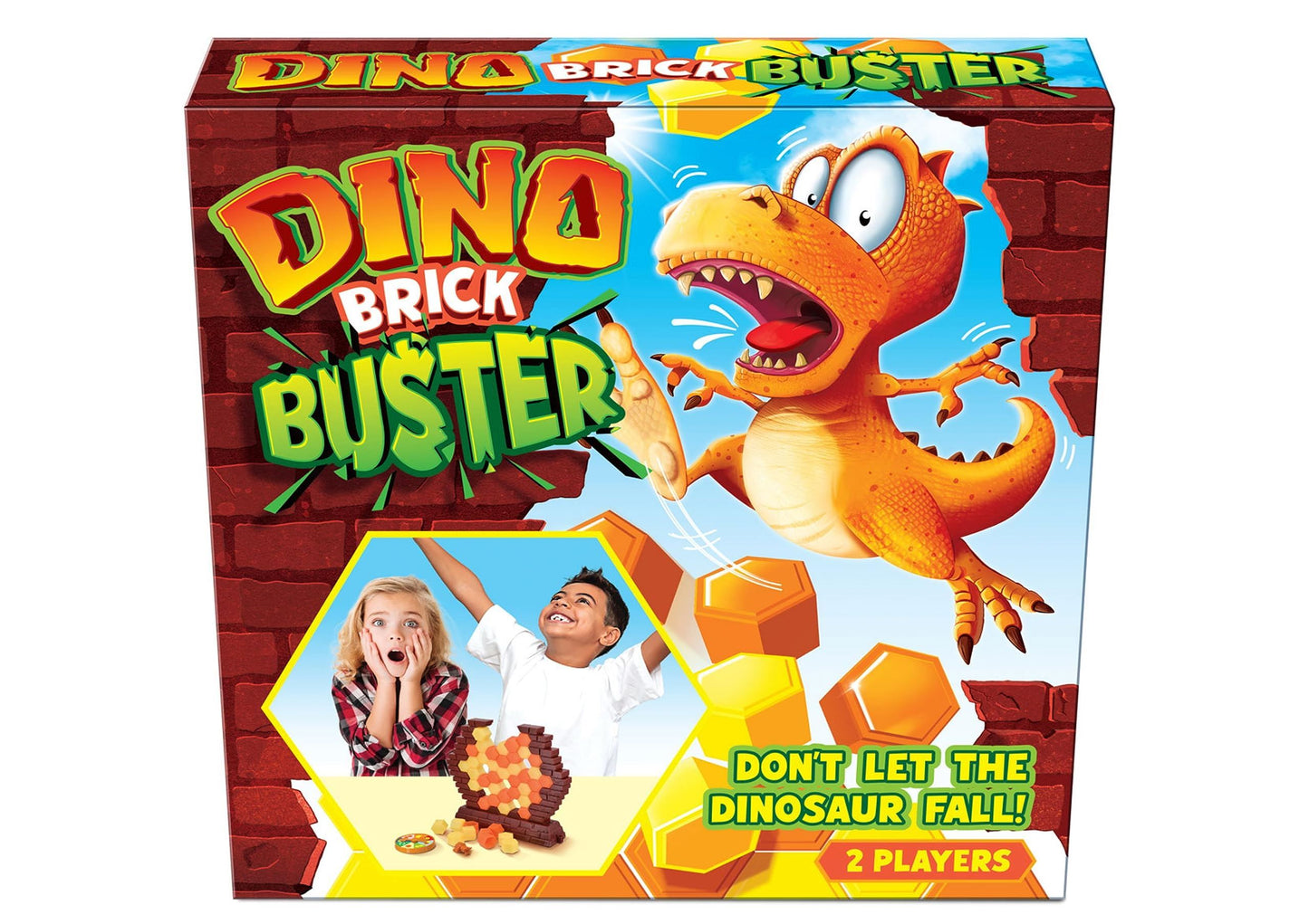 DINO BRICK BUSTER GAME - COLOUR BOX