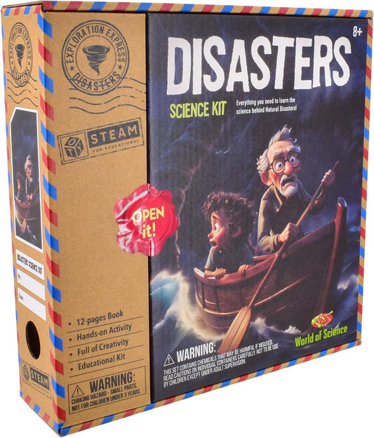 DISASTERS SCIENCE KIT IN COLOUR BOX