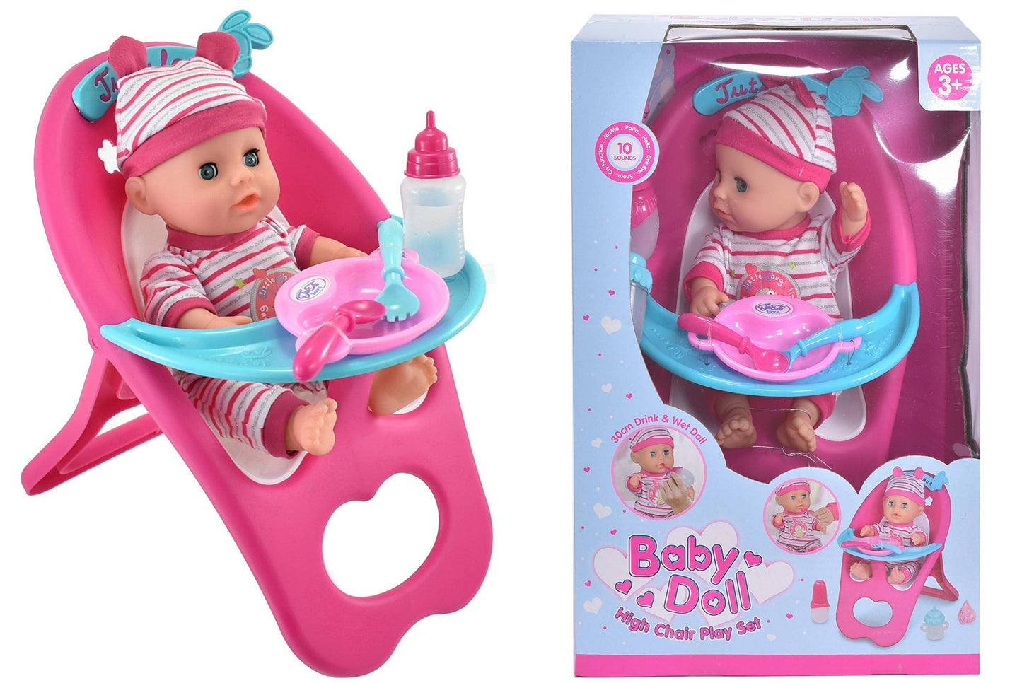 BABY DOLL HIGH CHAIR PLAYSET