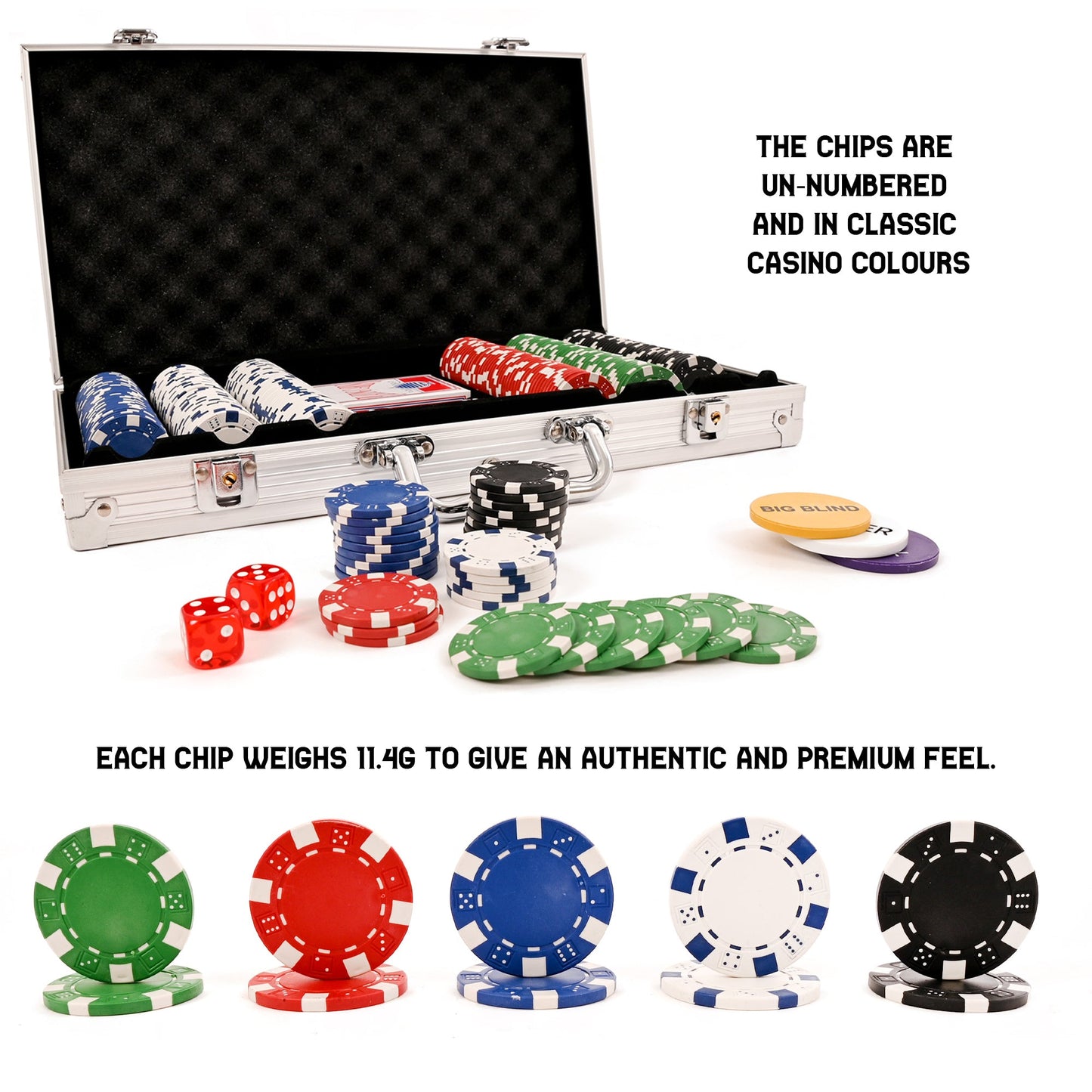 300 Piece Texas Hold'em Poker Set