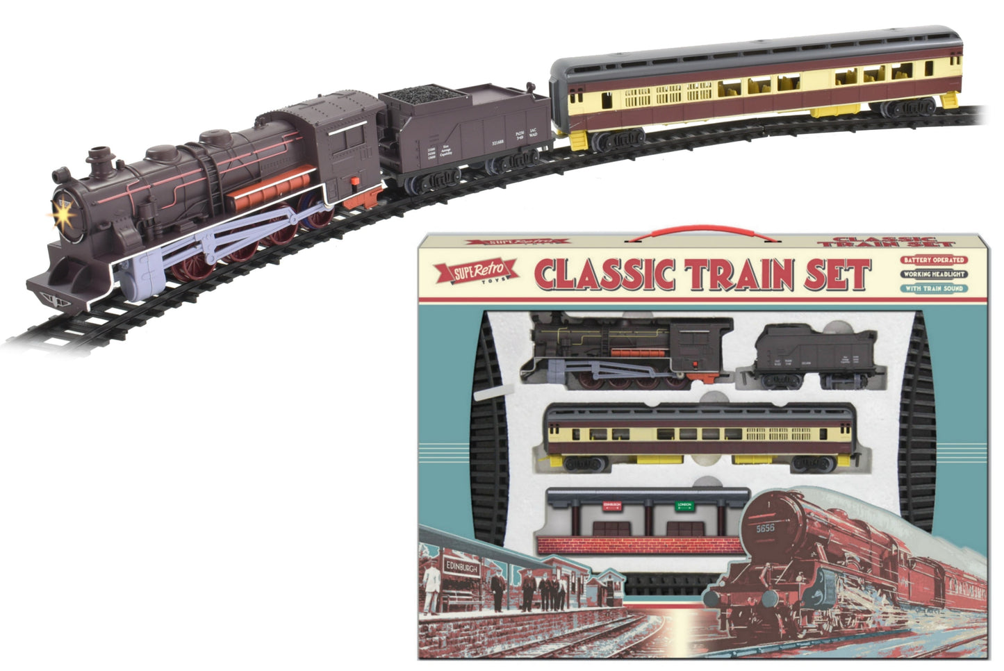 Classic Electric Toy Train Set