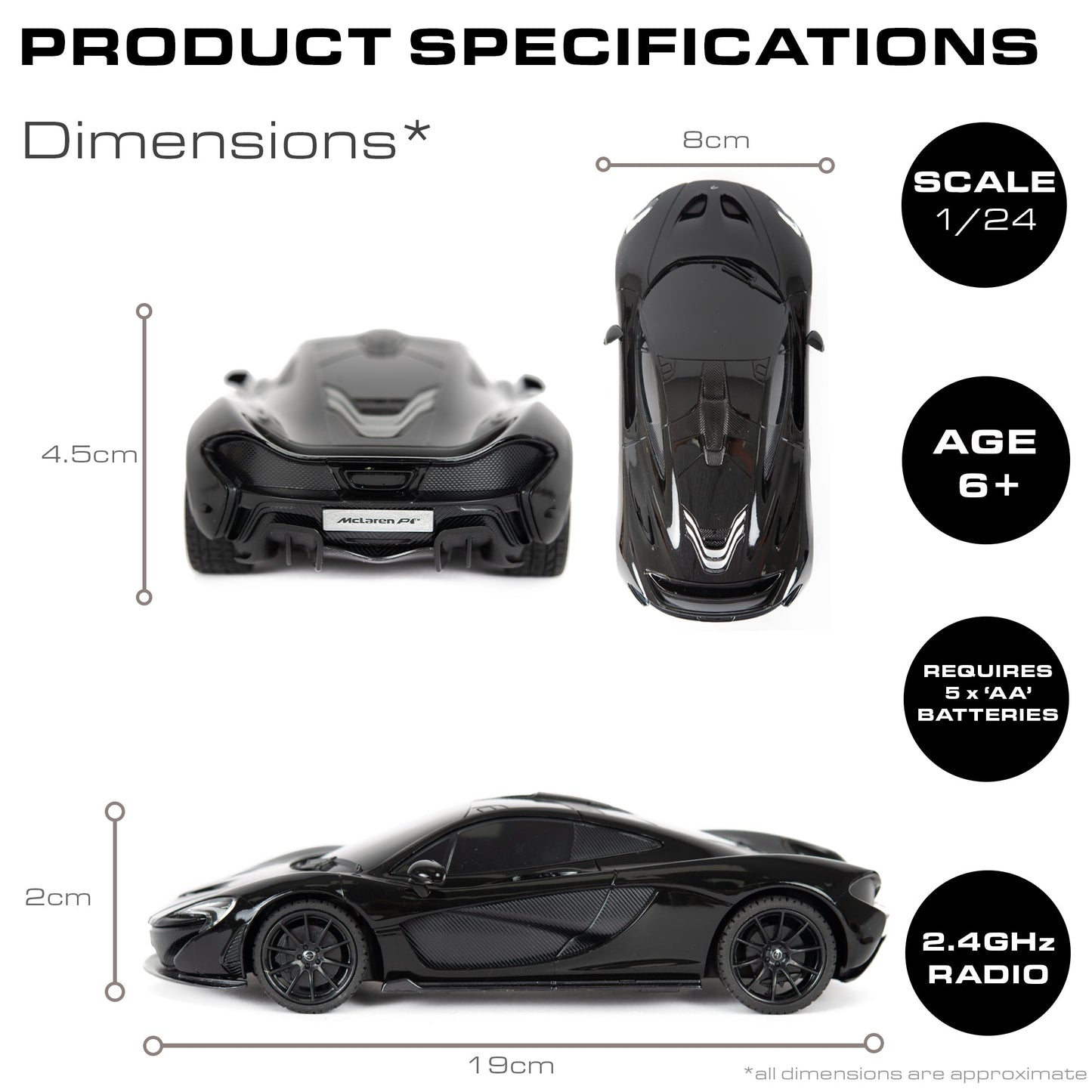 Remote Control 1:24 McLaren P1 GTR