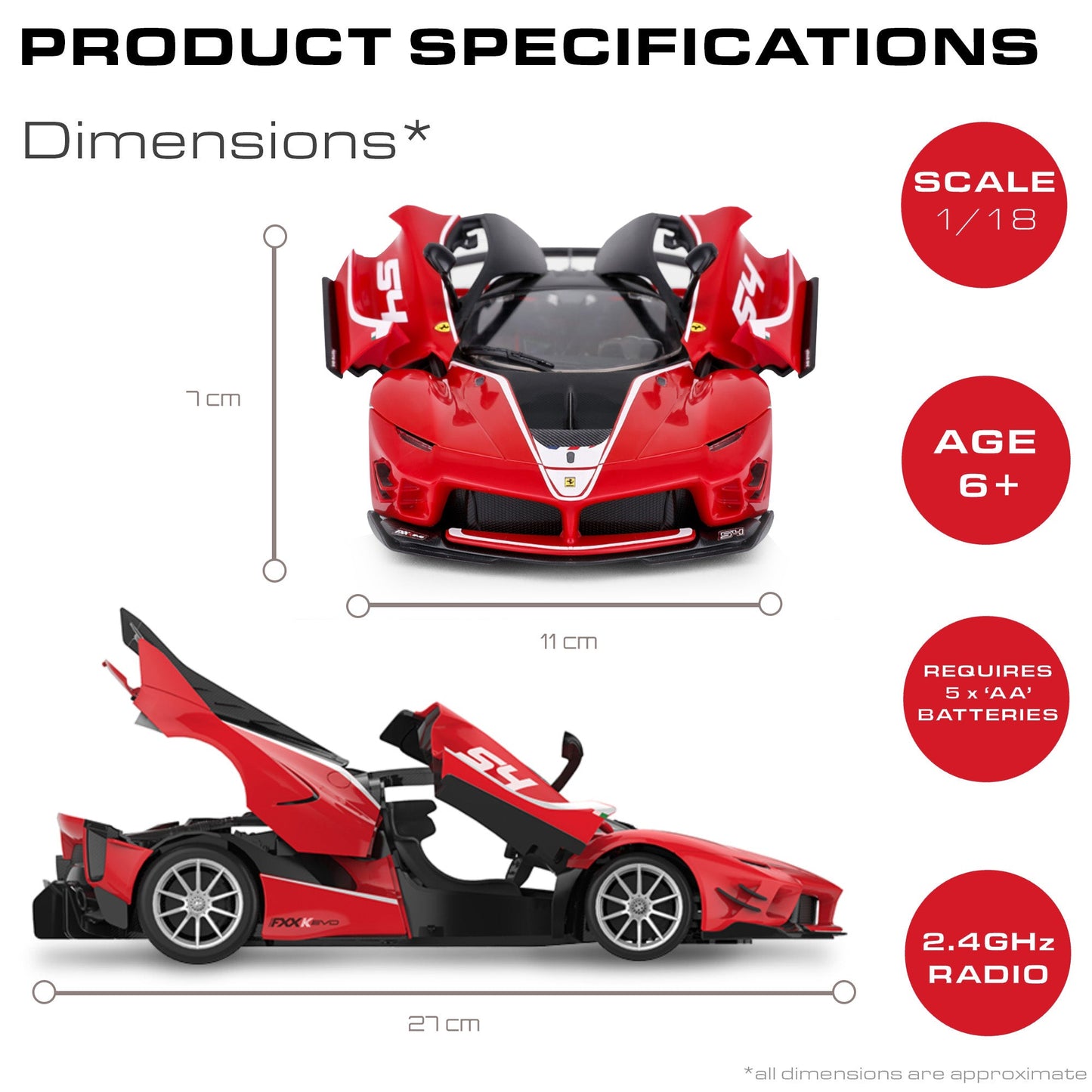 R/C 1:18 Ferrari FFXK Evo Build Your Own Kit