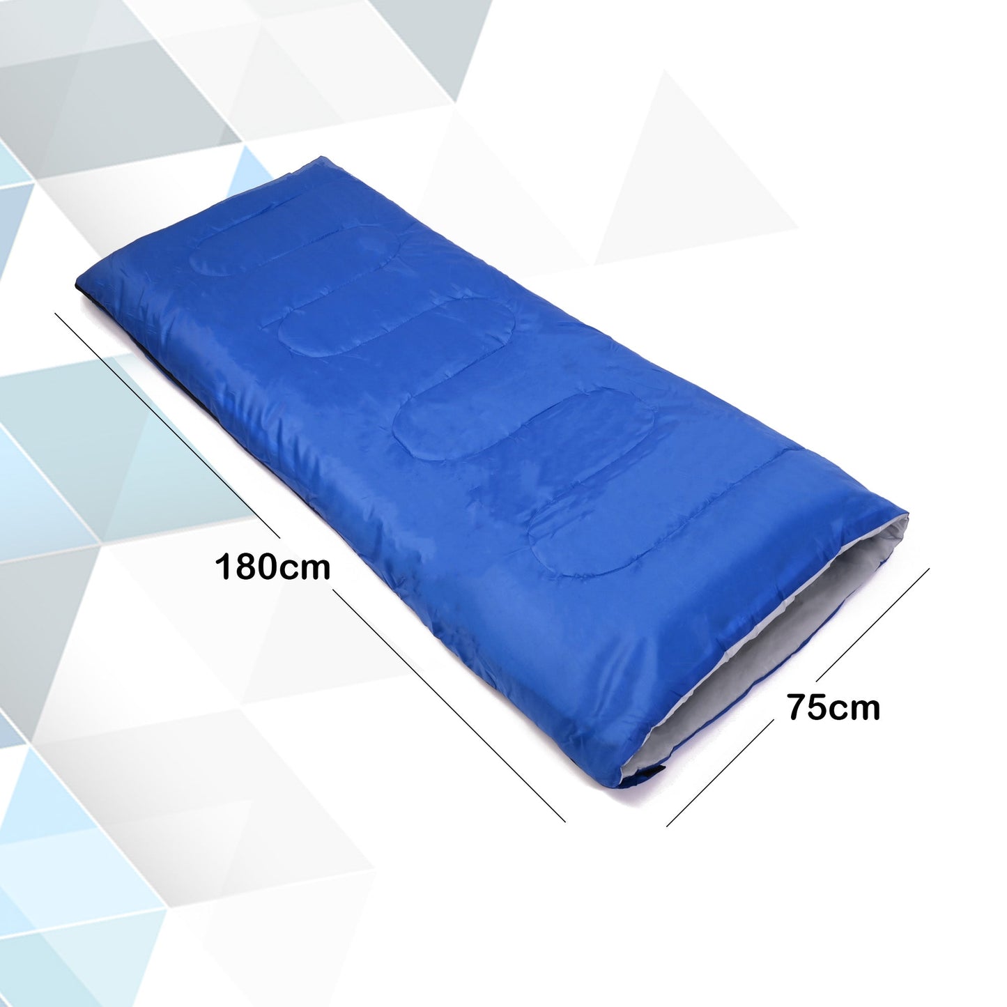 Out There! Envelope Sleeping Bag Lightweight Polyester Adult Sleeping Bag 2 Season Sleeping Bag