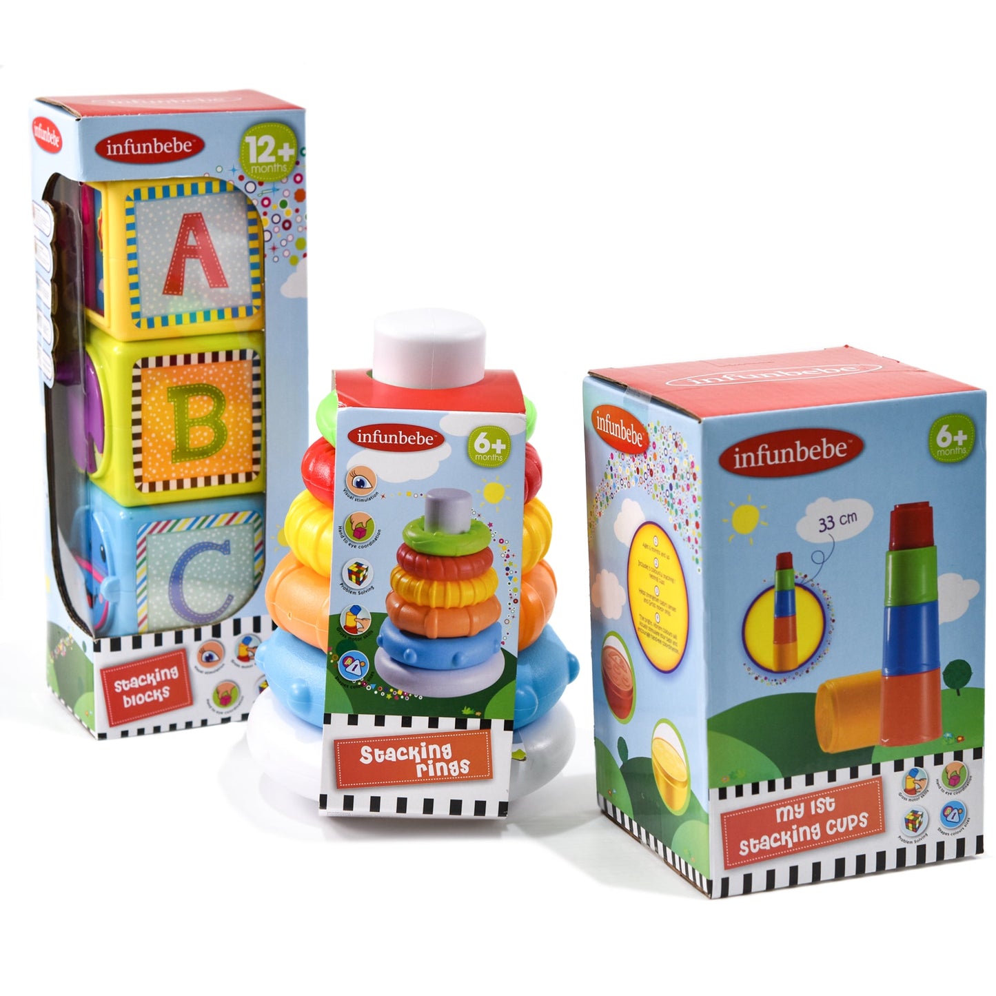 KandyToys Baby Stacking Cups