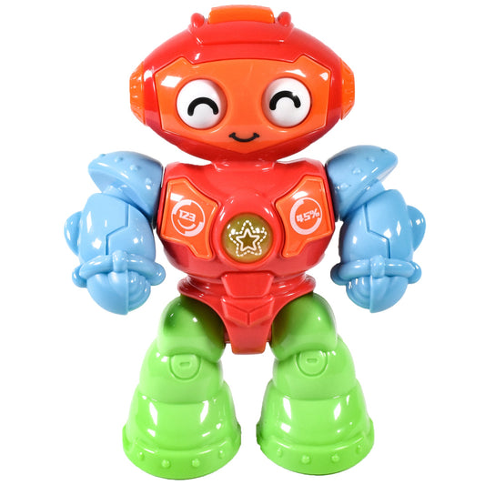 KandyToys Interactive Mini Robot Toy with Sound, Lights and Moving Joints