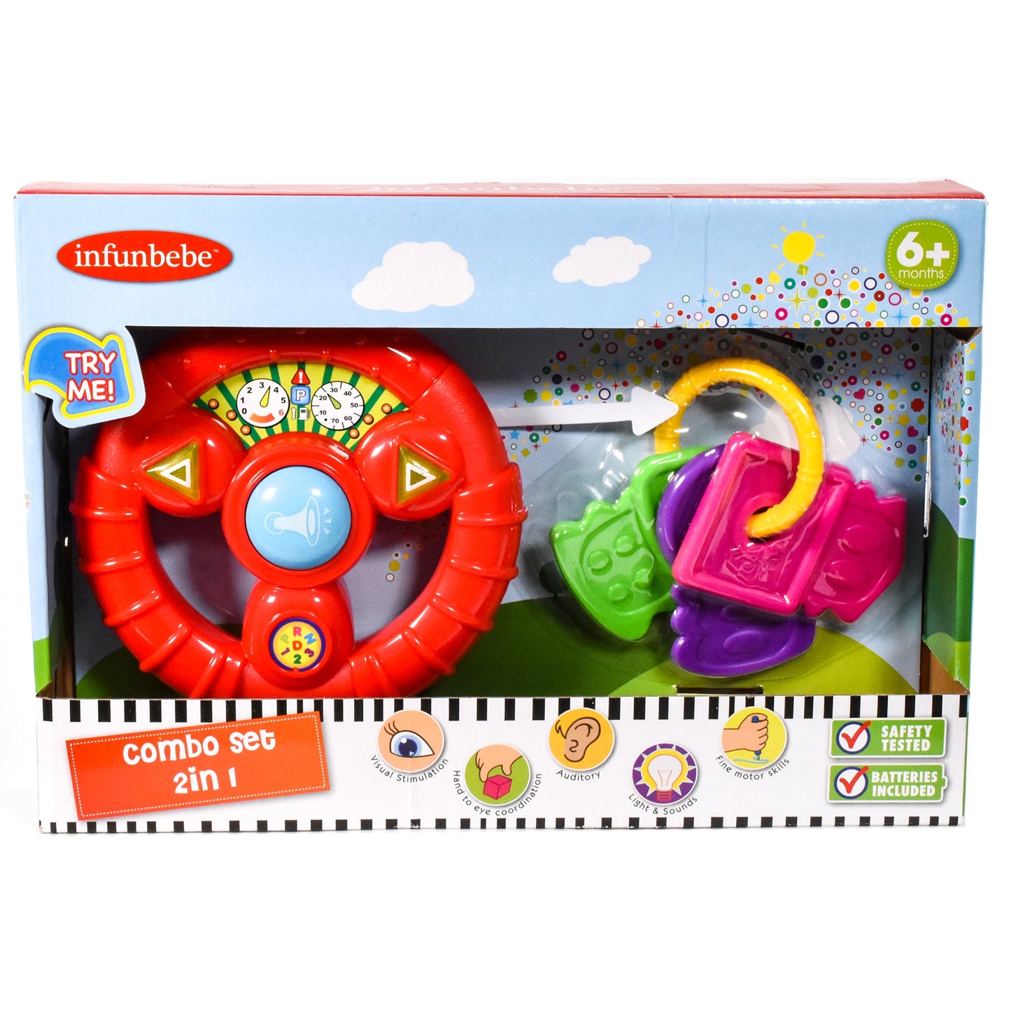 KandyToys Baby Steering Wheel and Keys