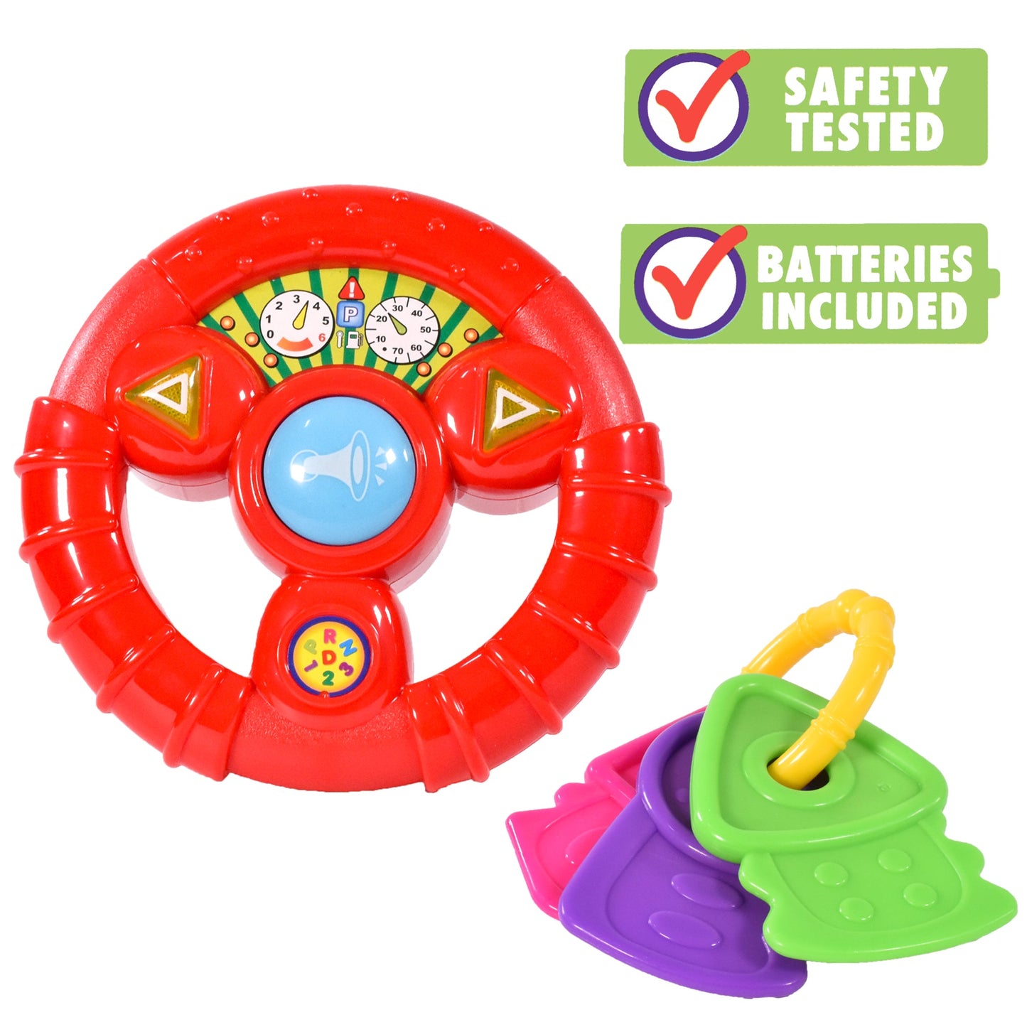 KandyToys Baby Steering Wheel and Keys