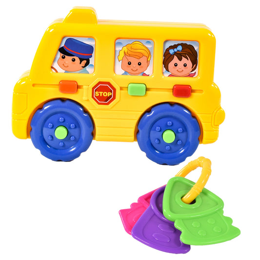 KandyToys Bus and Keys Battery Operated Play Set | Ages 6 Months +