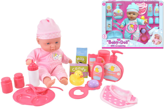 KandyToys Baby Doll Set with Dolls Accessories