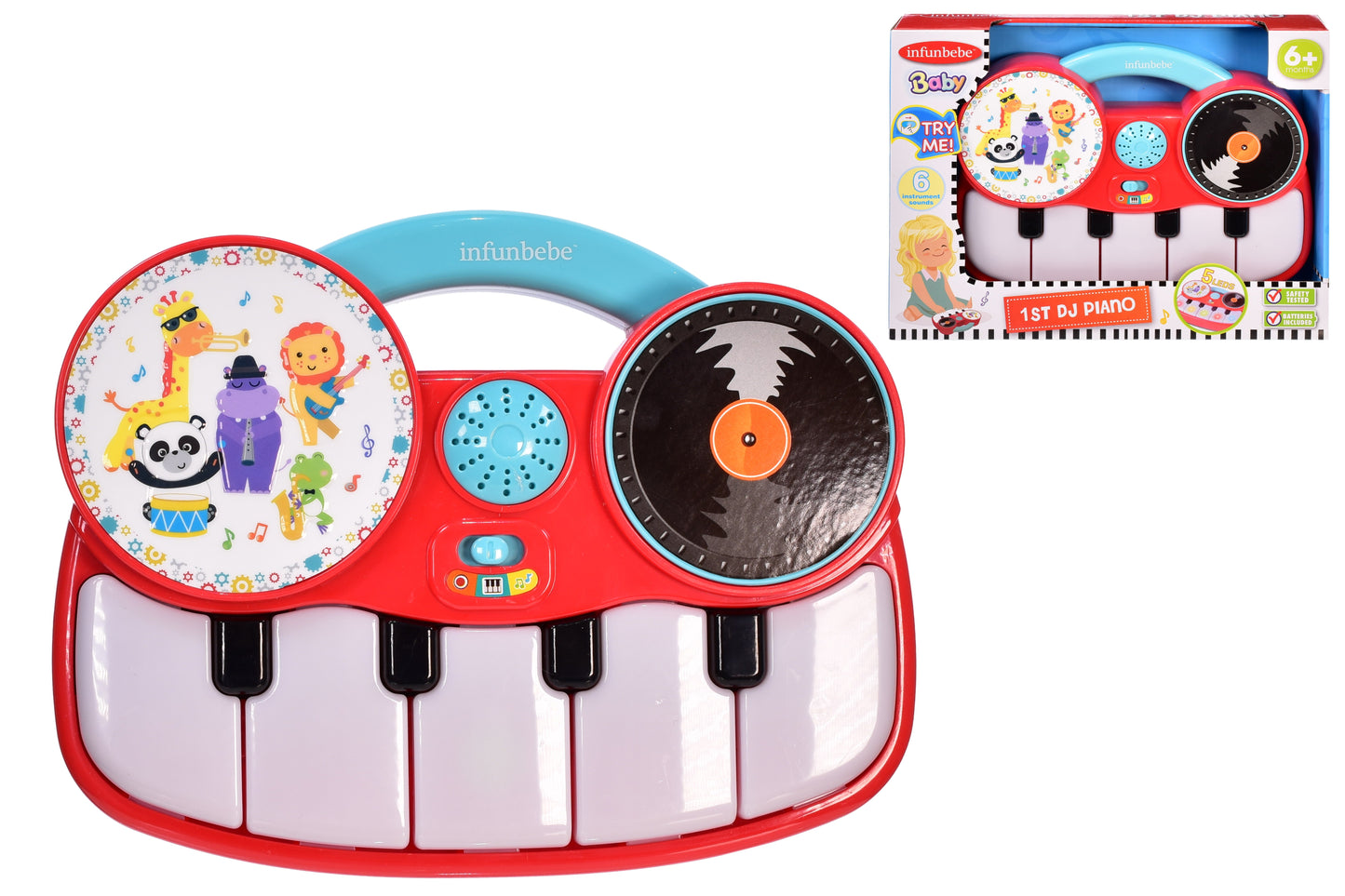 My First DJ Baby Keyboard Musical Instrument | Baby Toys | 6 months +