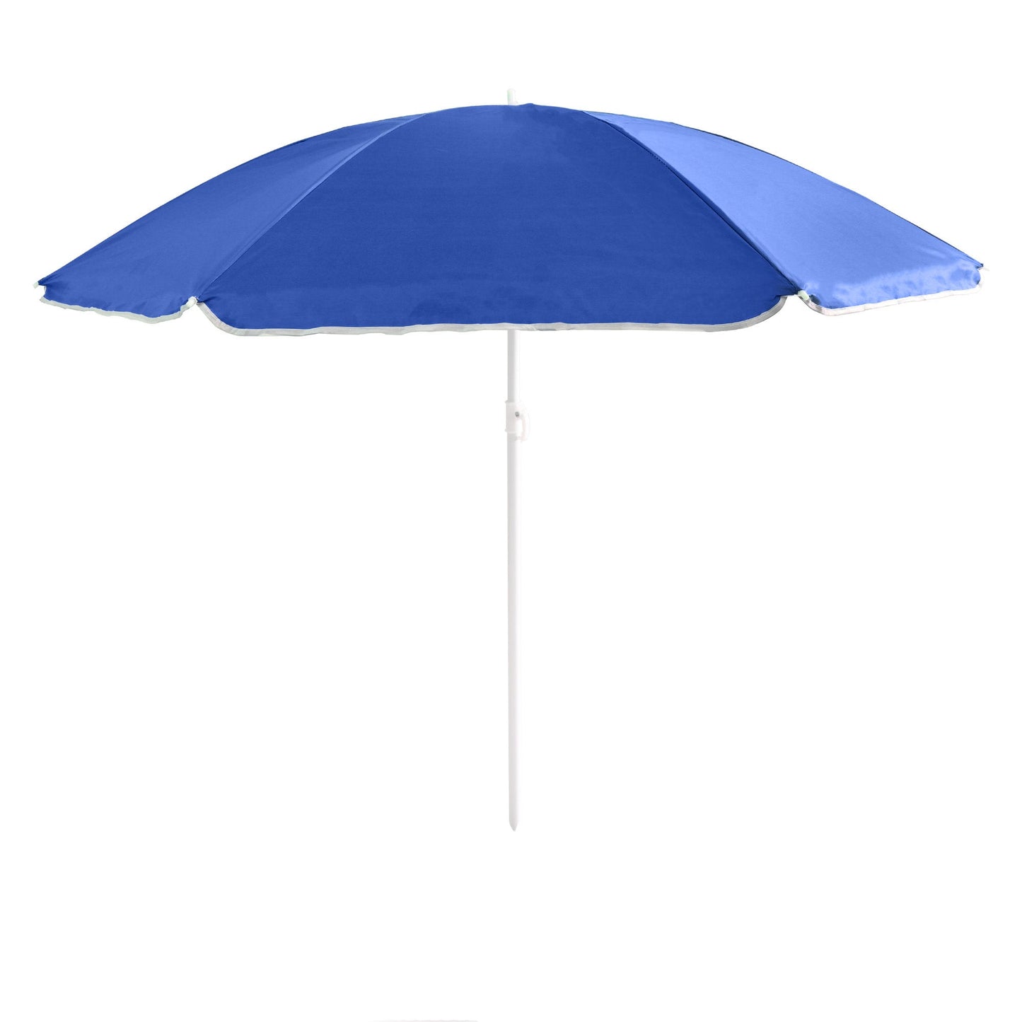 Out There! Blue 1.6m Garden Parasol Umbrella Sun Shade with Adjustable Height Tilt Function and UPF40+ Protection