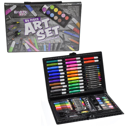 Kreative Kids Craft and Art Set - Crayon and Watercolour