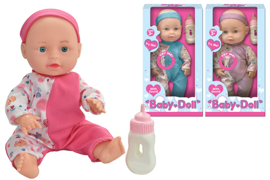 KandyToys Baby Doll with Sound and Accessory